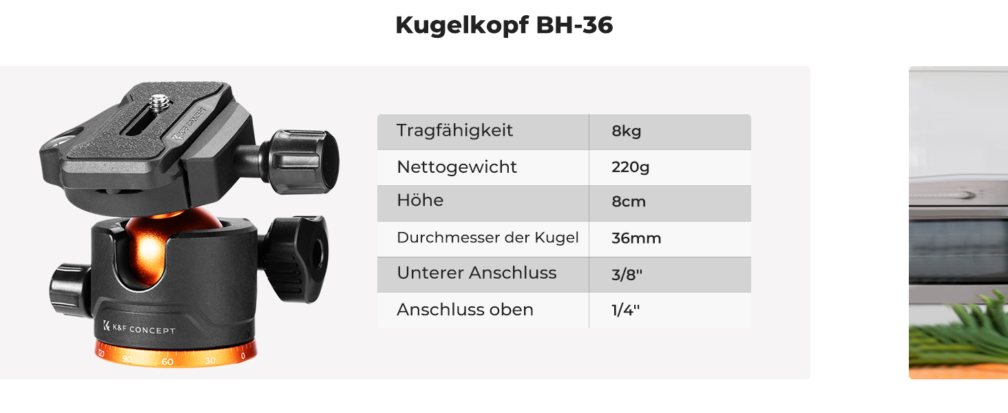 Штатив K&F Concept S255A3+BH-36, 190 см, для камери/DSLR/Camcorder, з тримачем для смартфона/планшета, чорний