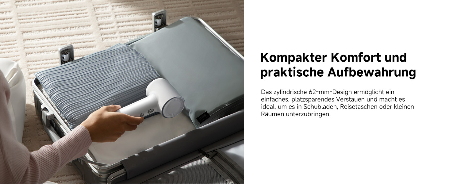 Фен для волосся DREAME Hair Dryer - Швидке сушіння, 110 000 обертів/хв, іонізація, регулювання температури та швидкості, насадка-дифузор, тиха робота, білий