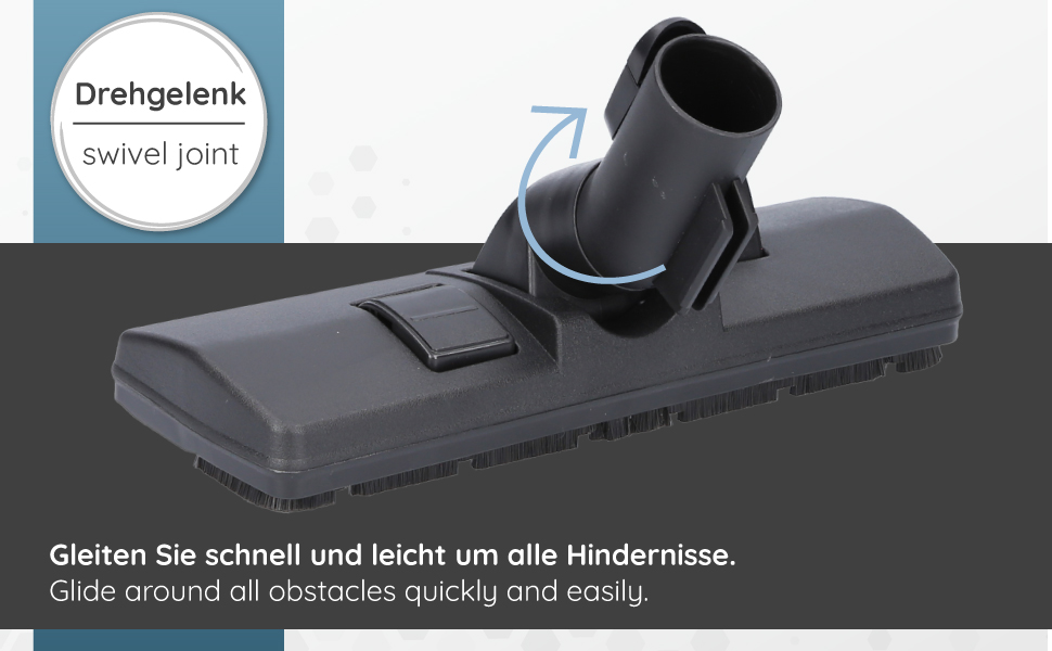Набір фільтрів та насадок для пилососів Miele (12 шт.) - 32/35 мм, з насадкою для килимів, щілиною, щіткою, пензлем + адаптери (2 шт.)