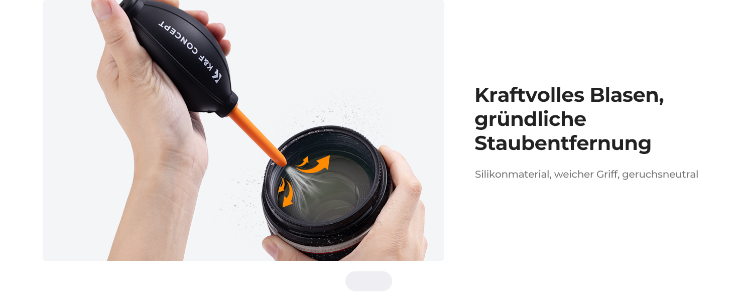 Набір для чищення ноутбука та екрану K&F CONCEPT 6 в 1: гель, спрей, серветка, стік, повітряний дюйма. Сумісний з ПК та телевізором