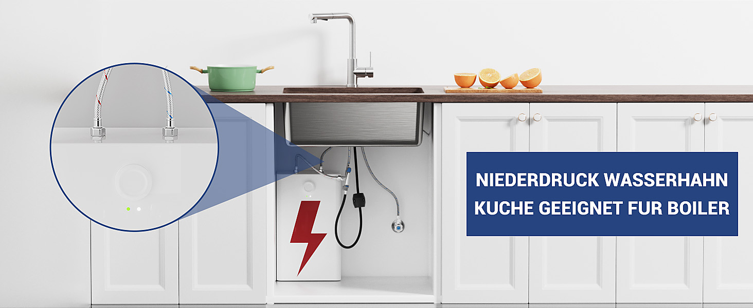 Кухонний змішувач DAYONE з висувною лійкою, нержавіюча сталь, 3 режими, 360° обертання, для кухонних мийок (15 см), матовий.