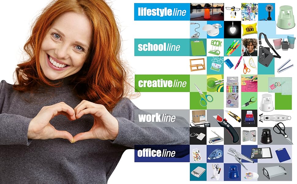 Wedo Looplight 25422101: Мобільна LED-лампа для читання з USB-C, 3 кольори світла, регульована яскравість, чорна