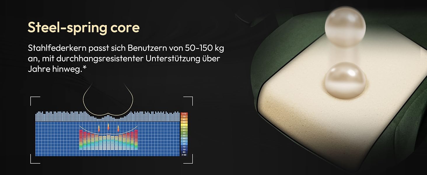 Ігровий крісло Dowinx з мікрофібри-велюру: дихаюче, ергономічне, з підніжкою (зелене)