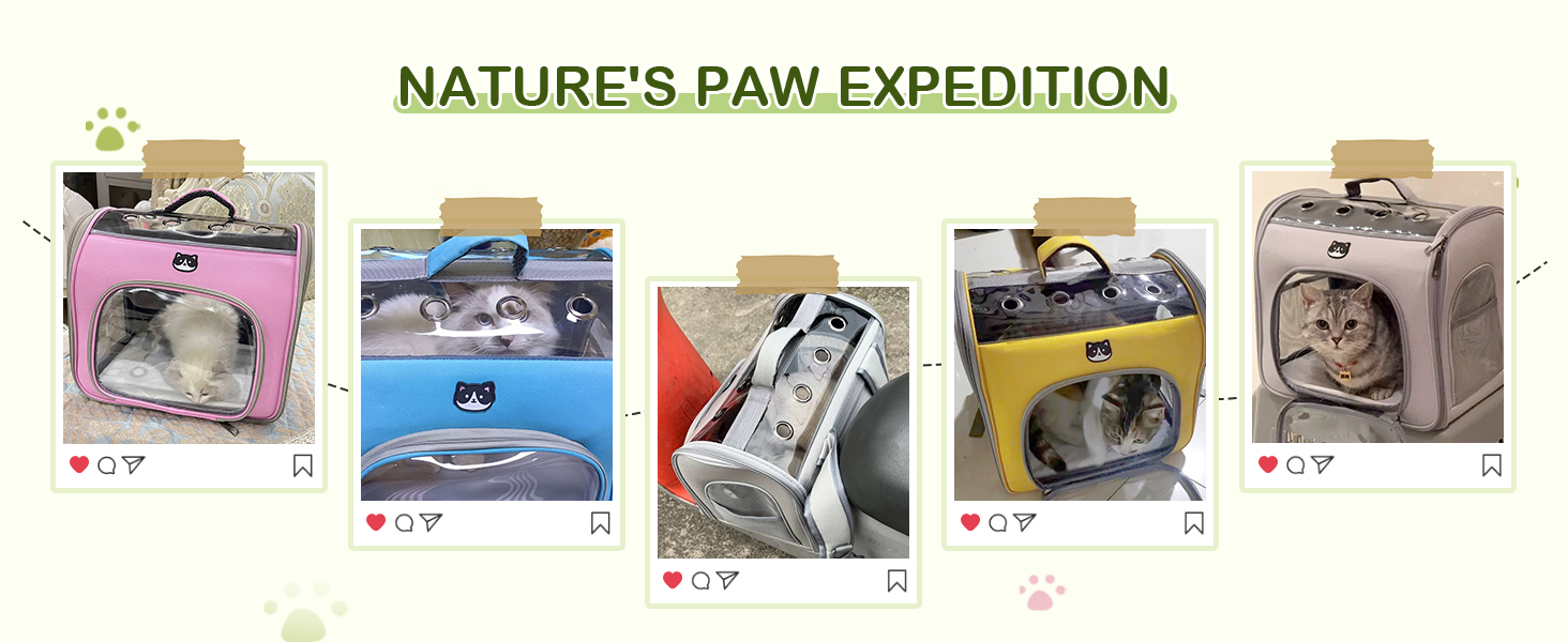 Рюкзак для котів та маленьких собак ALLSOPETS, дихаючий, з фронтальною відкривачкою та страхувальним ремінцем, для подорожей, прогулянок та хайкінгу (Квітково-рожевий)