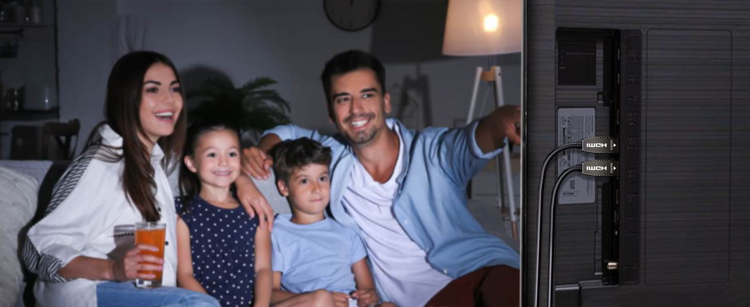 HDMI 2.1 оптоволоконний кабель 48 Гбіт/с, 8K@60Hz, 4K@120Hz, Dynamic HDR, eARC, Dolby, HDCP 2.2/2.3, сумісний з PS5, Xbox Series X, RTX 4090, TV, Beamer, AVR, Зелений (Чорний сертифікат, 33FT)