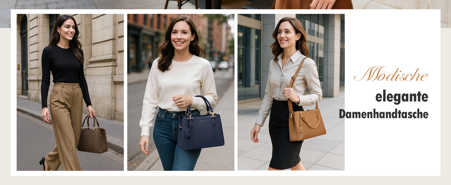 Сумка жіноча RAINSMORE середнього розміру з екошкіри, чорна. Сумка-тоут, сумка на плече, сумка через плече.