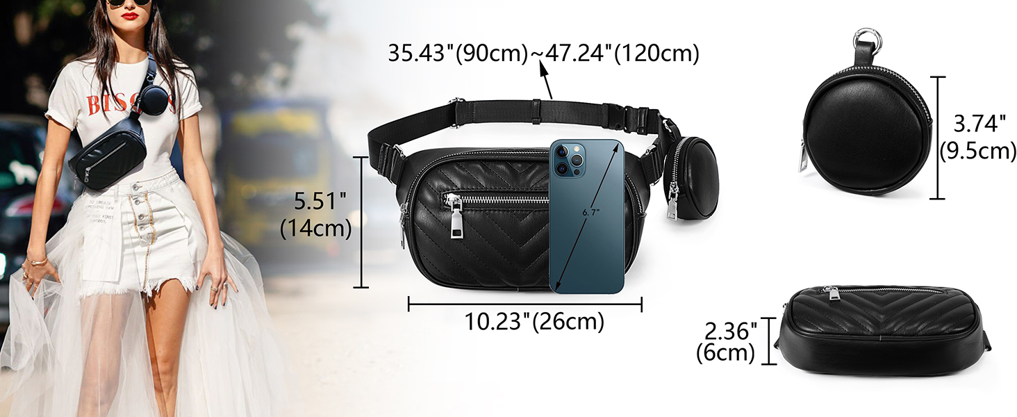 Жіночий гаманець UTO з PU шкіри, багатофункціональний на замку, клатч для телефону (1285, чорний)