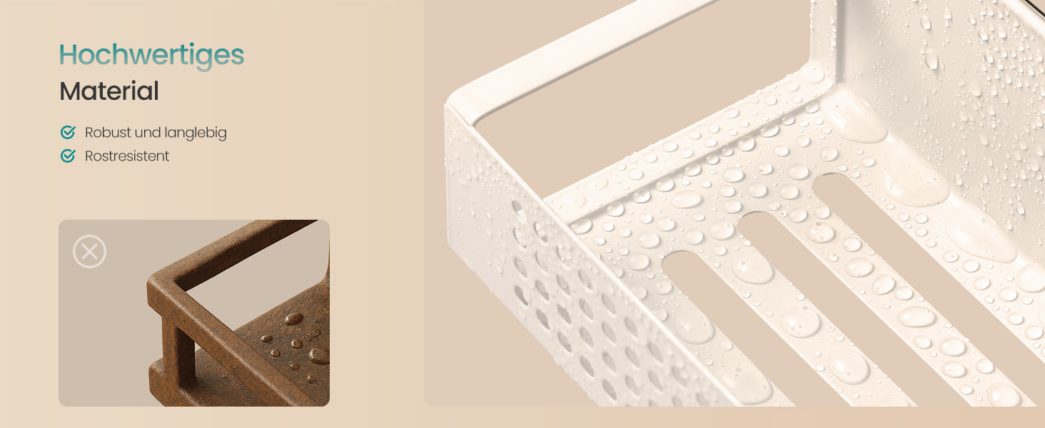 Магнітна полиця для спецій SONGMICS, 4 шт. (2 великі, 2 маленькі), без свердління, для кухні, холодильника, мікрохвильової печі, пральної машини, KCS061B01 (кремово-білий, сталь)