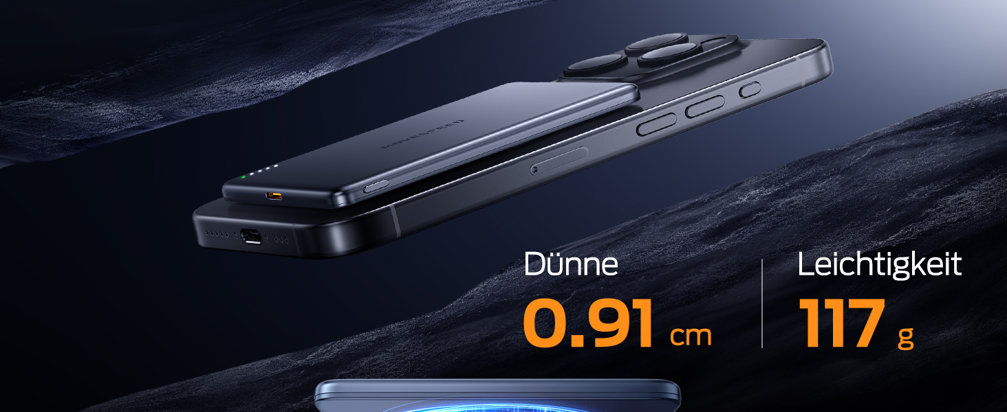 Power Bank MOVESPEED MagSafe 5000mAh Space Grau - Бездротовий зарядний пристрій для iPhone