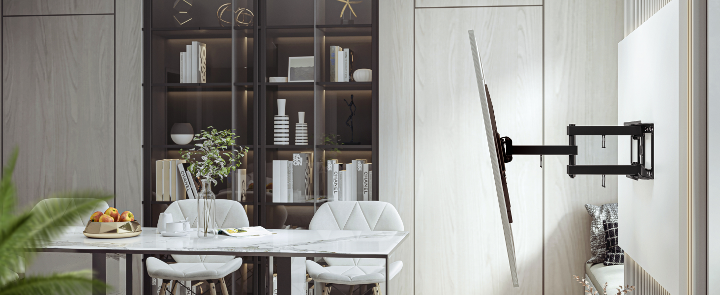 Кріплення для телевізора RICOO S9564: універсальний настінний тримач для телевізорів 40-75 дюймів (VESA 600x400, до 45 кг)