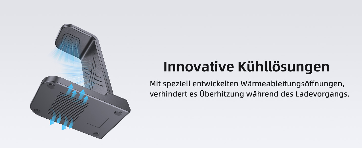 Бездротовий зарядний пристрій для Samsung Galaxy S25 Ultra, S24, Z Fold 6, Z Flip 6, Watch Ultra/8/7/6, Buds - чорний