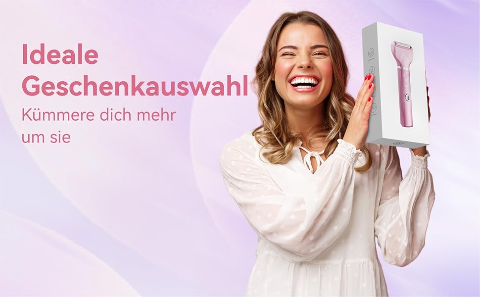 Електричний жіночий набір для гоління: багатофункціональний, для тіла, зони бікіні, USB-C, з чохлом (Рожевий)