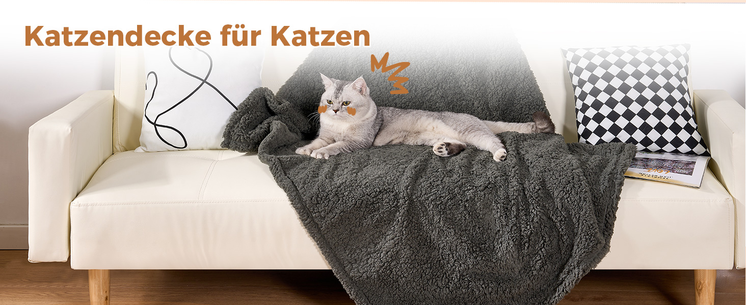 Водонепроникний коврик для собак, миючий, 120 x 100 см, двосторонній, для собак та котів середніх та великих порід, захист дивану та ліжка, м'який Sherpa Fleece та фланель, сірий L (120 x 100 см)