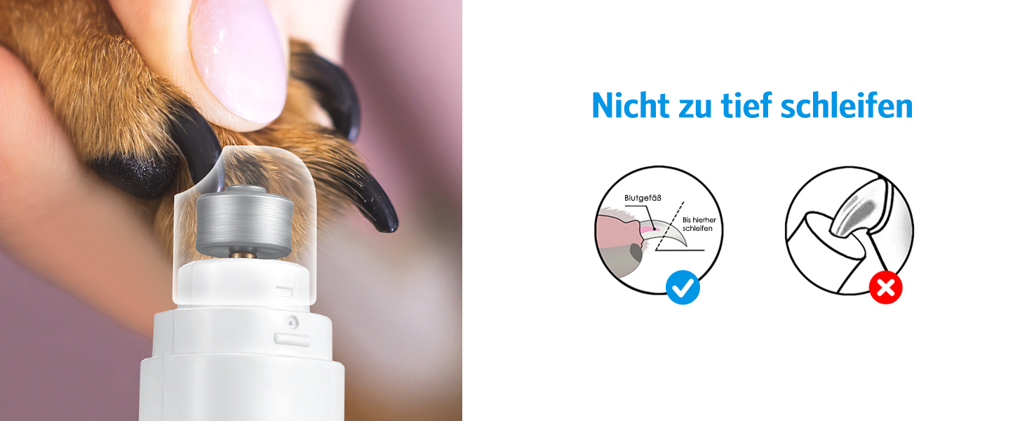 Електричний точило для собачих кігтів Brifit - тихий, для собак будь-яких порід