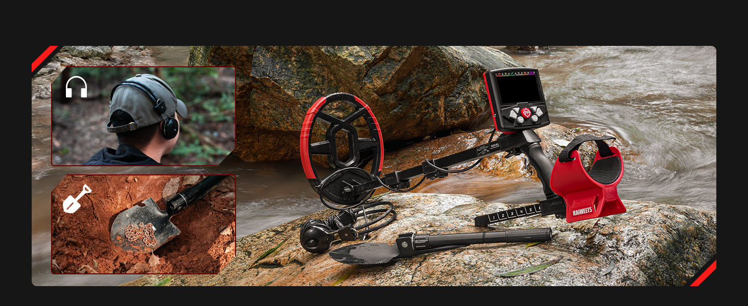 Металодетектор KAIWEETS: Нова модель з кольоровою індикацією, для дорослих та дітей, висока точність, DSP-чип