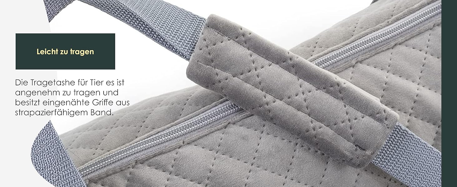 Сумка-переноска для собак та котів | Сумка на плече для тварин з гумкою та карабіном | до 15 кг | Матеріал: штучний замш (Velvet) | Розмір: L | Чорний колір, 42 x 29 x 33 см