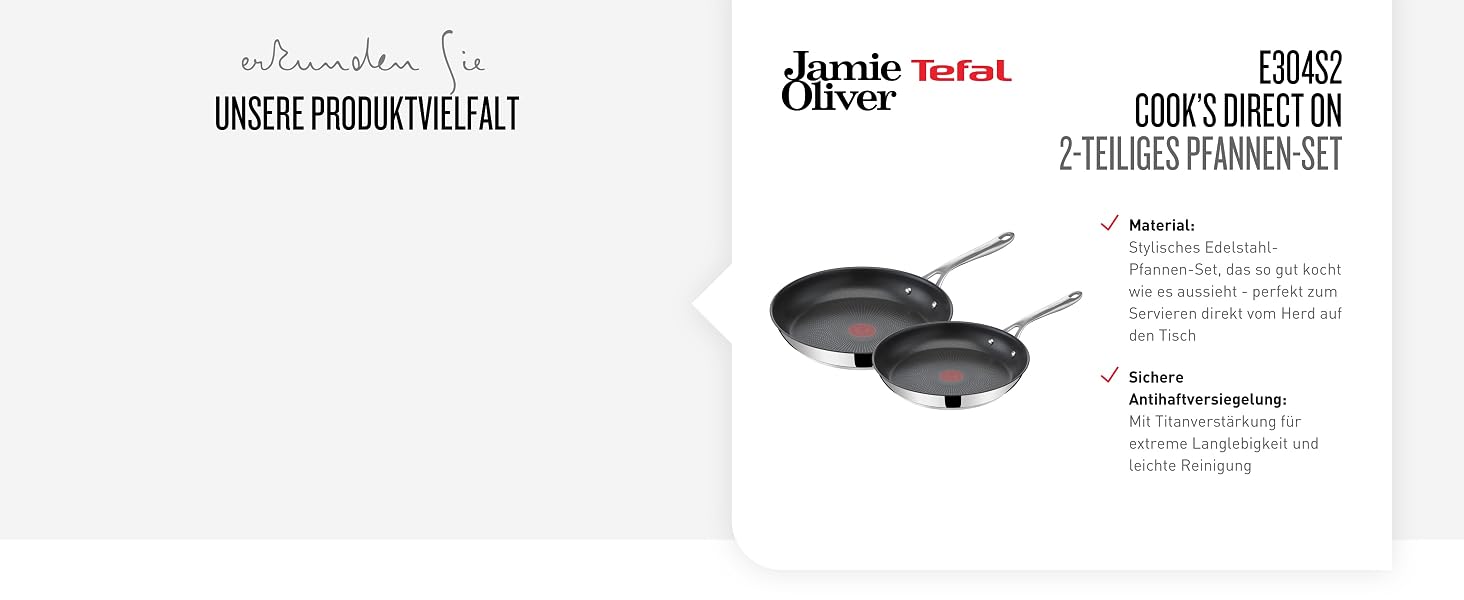 Набір сковорідок Tefal Duetto, 3 предмети (20, 24, 28 см), для індукційних та всіх типів плит