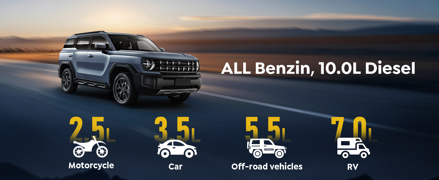 Powerbank для запуску двигуна AIMAPOW Starthilfe 6000A 12V - для бензинових авто, дизельних (10.0L) з LED-ліхтариком та великим екраном, бустер для акумулятора SUV, мотоцикла, газонокосарки