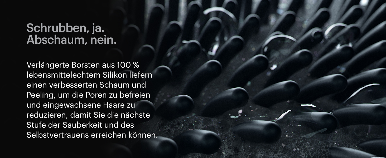 The Body Buffer від MANSCAPED®: силіконовий скрабер для тіла - ефективне очищення та пілінг, ергономічна ручка