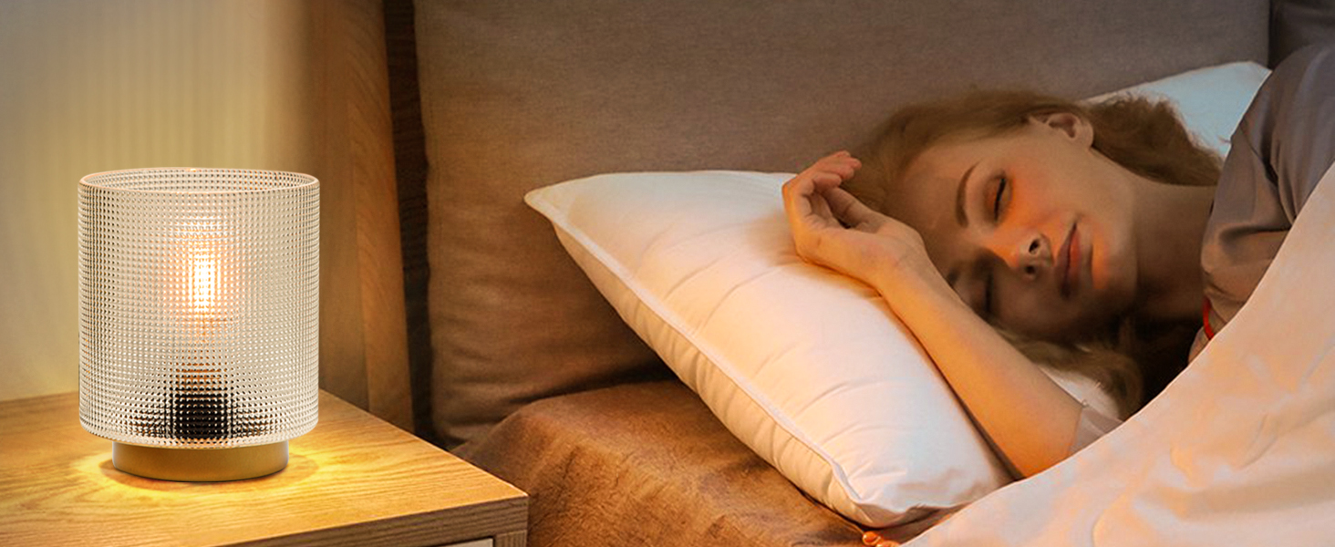 Бездротова настільна лампа з таймером, вінтажний дизайн, скло, LED, для дому та вулиці, сірий колір, розмір L