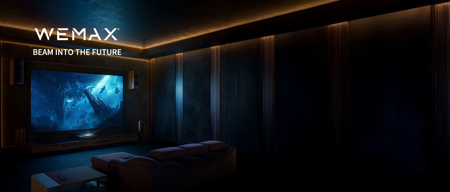 WEMAX Mini проєктор 4K з Netflix та Google TV, портативний, Dolby Audio, WiFi, Bluetooth для домашнього кіно та відпочинку на природі