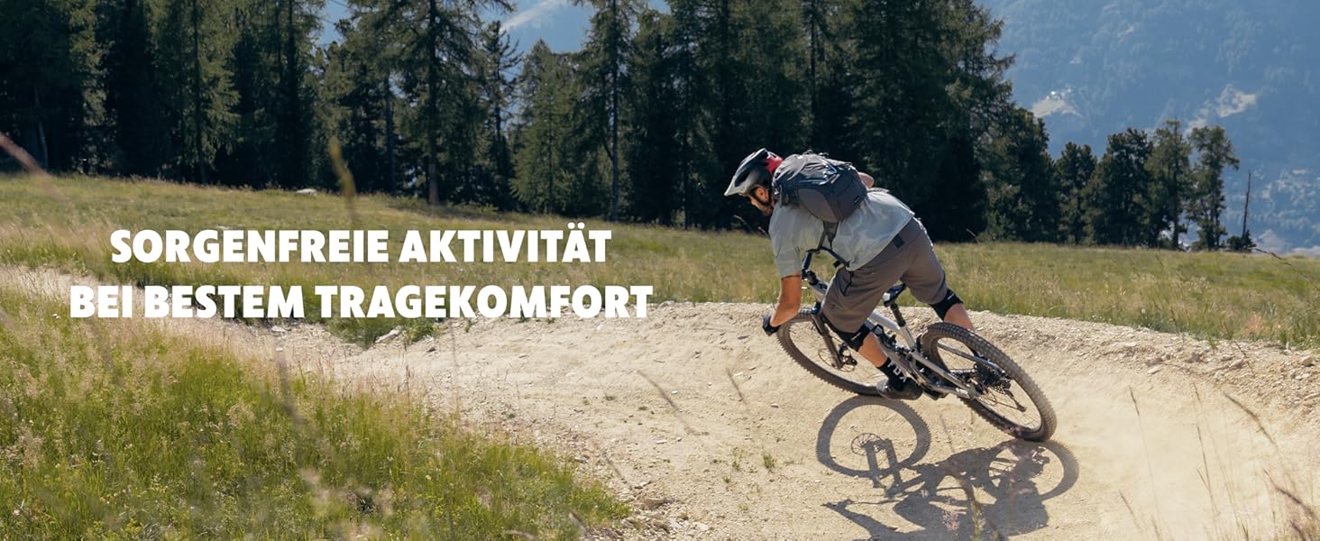 Туристичний рюкзак 20 л Active 20 Premium, з вентильованою спинкою, дощовиком і кріпленням для питної системи, 3D Air Mesh, сірої, для походів та міста