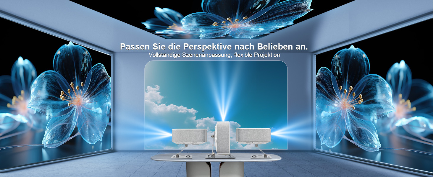 Проектор Salange P92Max ST: 4K, Android 13, WiFi, Bluetooth 5.2, Netflix, YouTube, Prime Video, Автофокус, Корекція траєкторії зображення