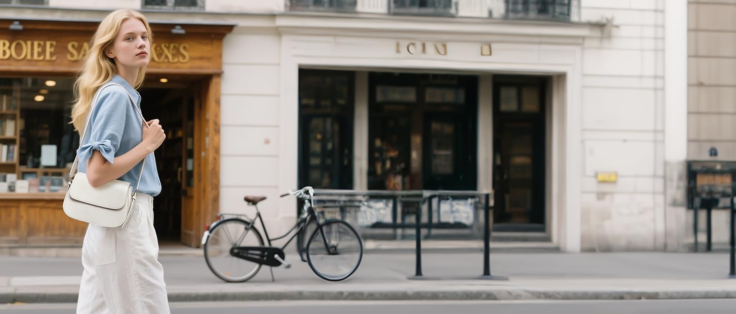 Сумка жіноча через плече з PU шкіри, маленька сумка-шопер для повсякденного використання, роботи та відпочинку (Коричнева)