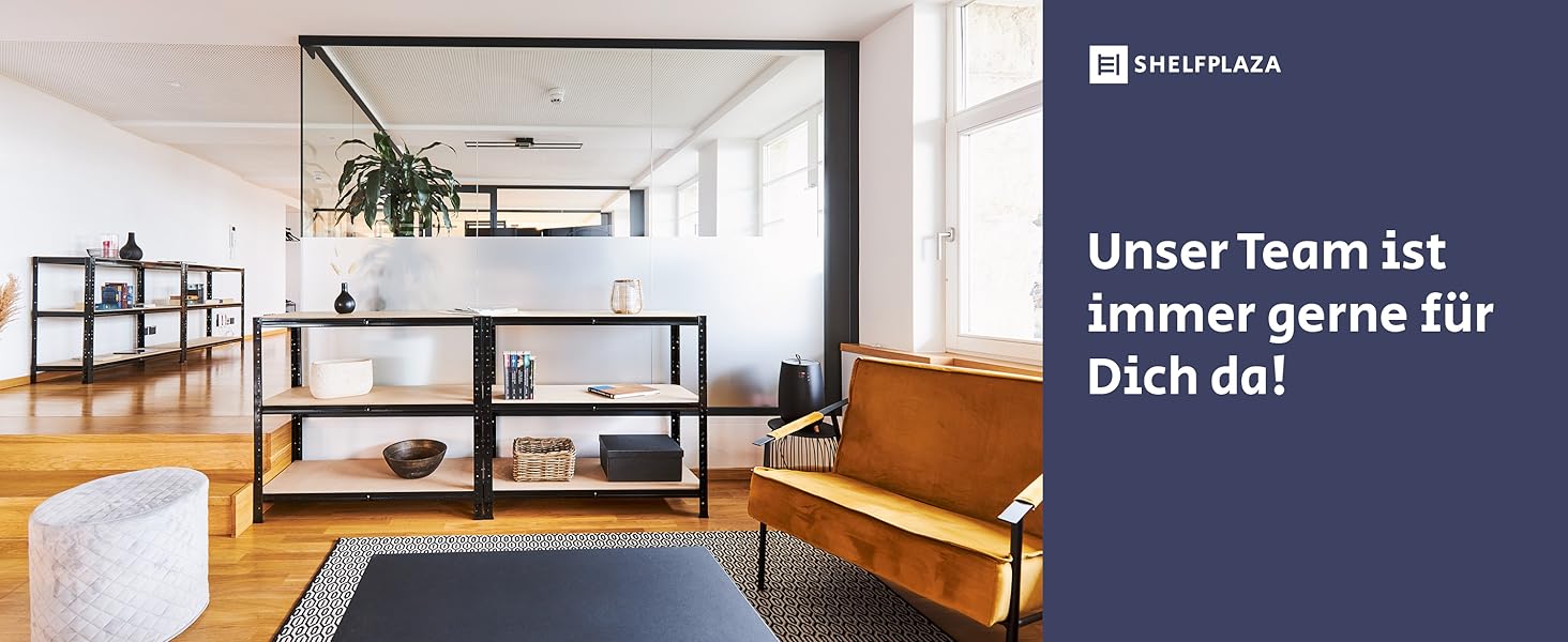 Shelfplaza® Heavy-Duty Metal Shelving Unit