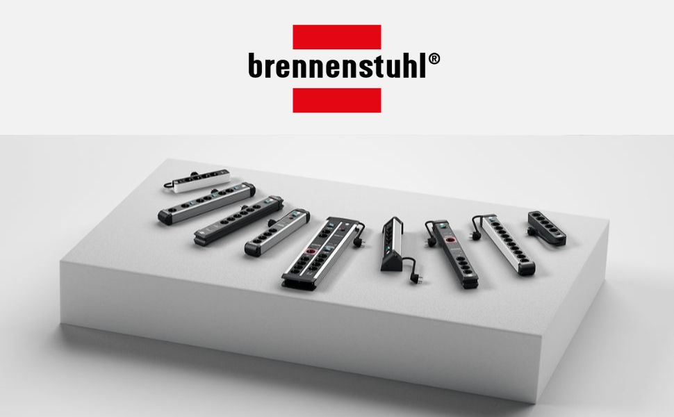 Брененштуль Ecolor Розподільник розеток на 4 розетки з USB-зарядкою (Чорний)