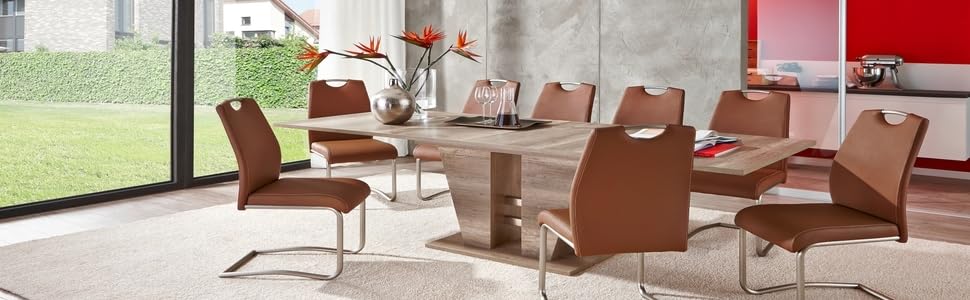 Hela Miranda Bar Stools - 2 Pack, Adjustable Height, 360° Swivel, Grey Faux Leather - Bistro Chairs