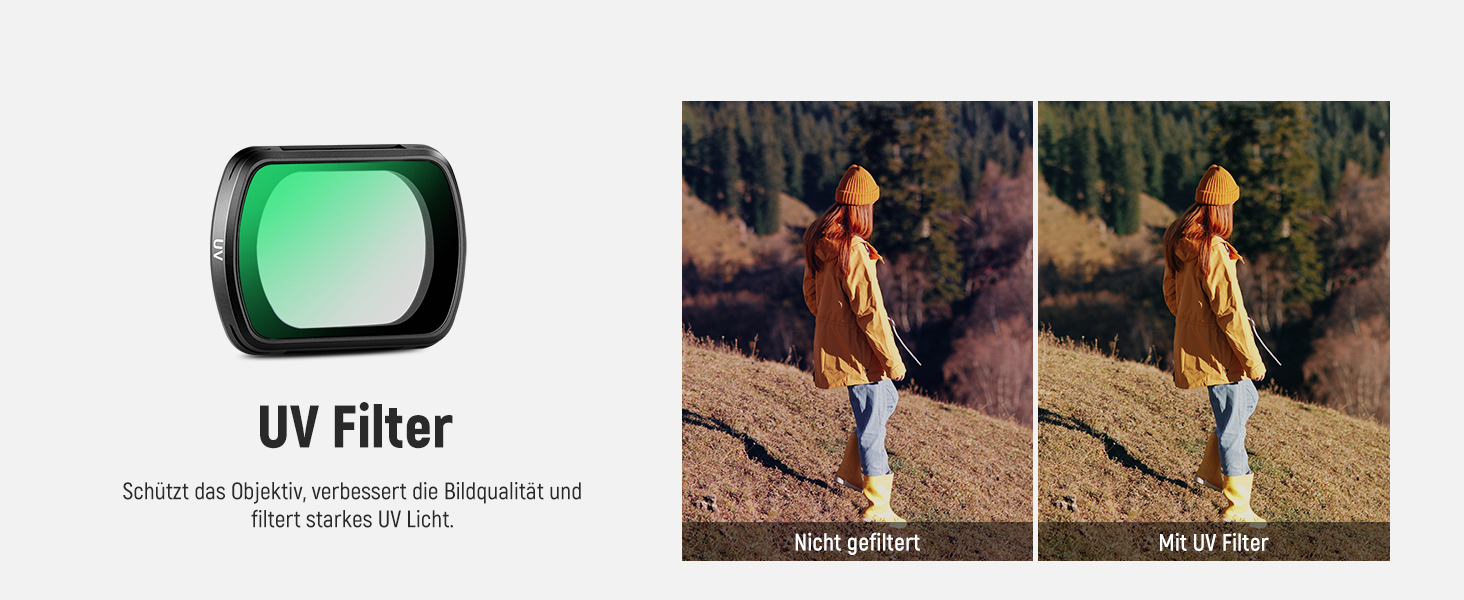 Набір фільтрів NEEWER для DJI Osmo Pocket 3: ND, PL, CPL, UV, ефектні фільтри