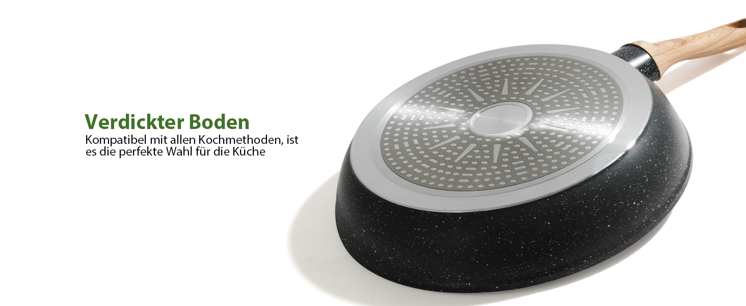 Набір каструль та сковорідок GMISUN 11 предметів з нержавіючої сталі, індукційне дно, для всіх типів плит, без PFOA/PFOS, чорний