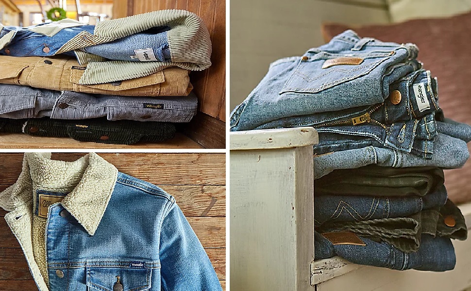 Жіночі джинси Wrangler Western з еластичним поясом та прямими штанинами 7x34, темно-синій колір