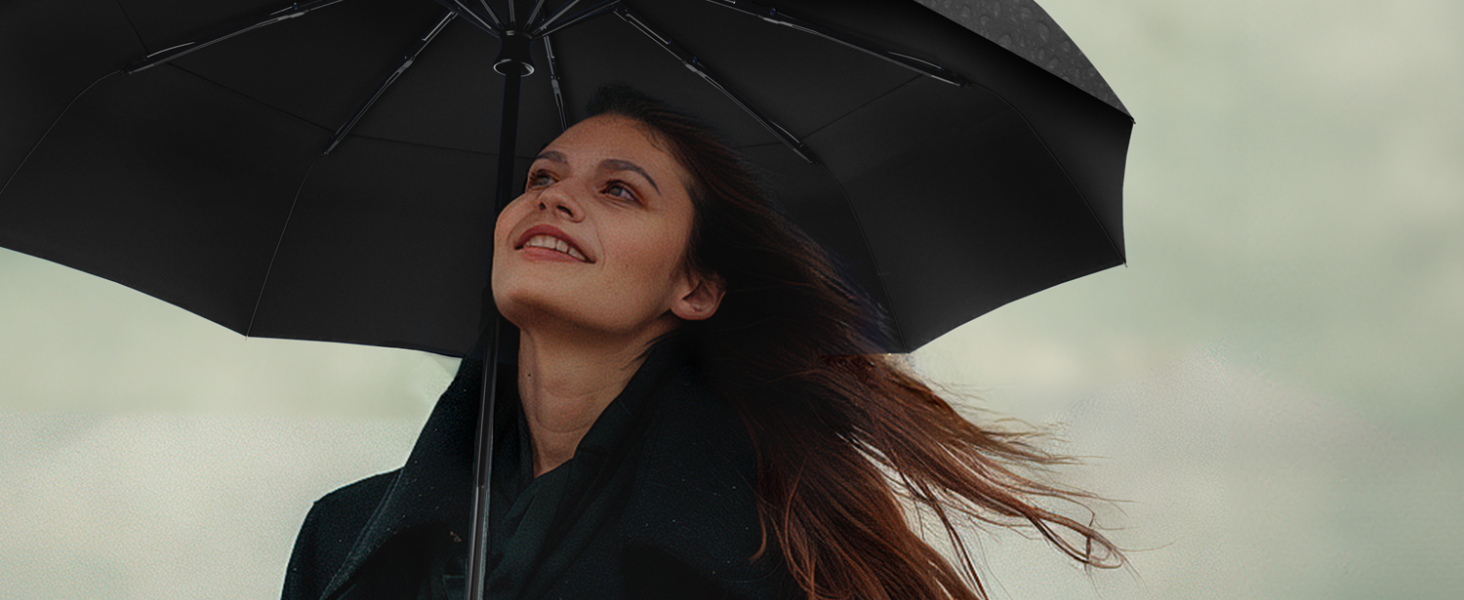 Стійкий до вітру парасолька STYNGARD Trondheim (Pink) - автоматичний, з тефлоновим покриттям, до 140 км/год