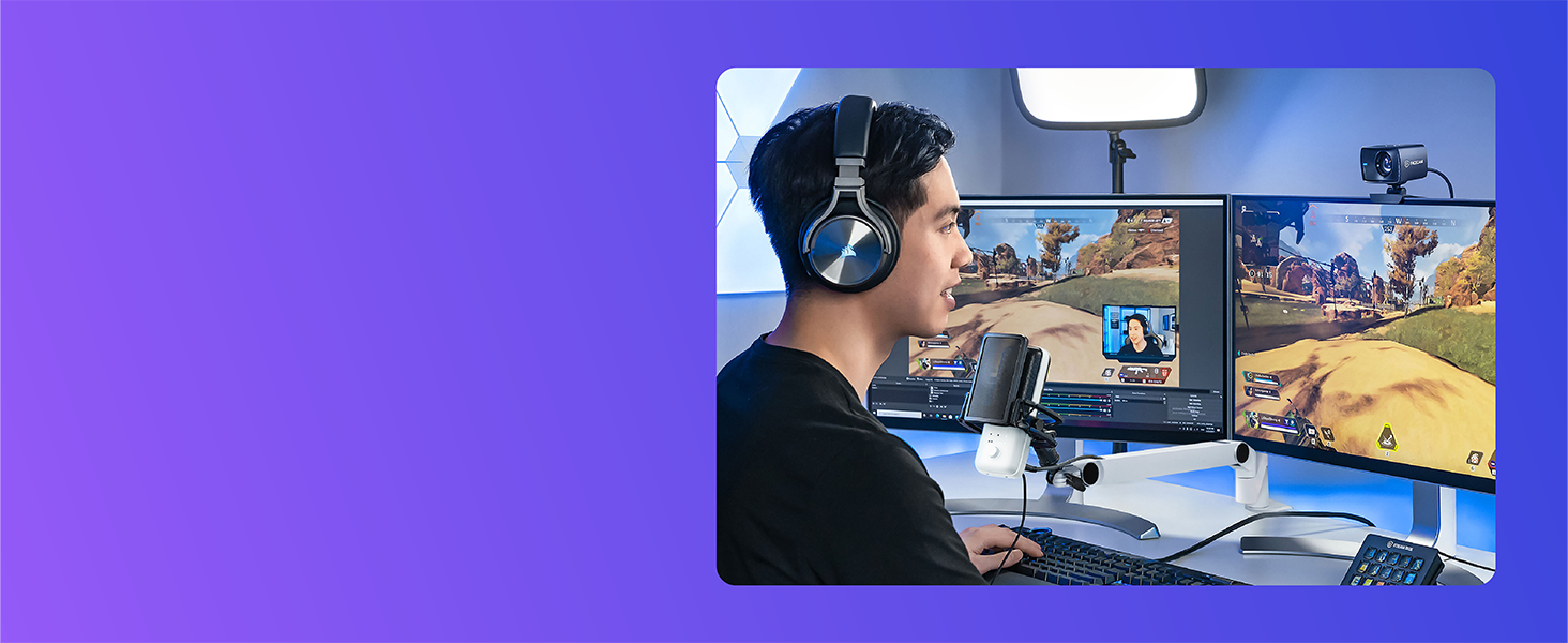 Elgato Wave Mic Arm LP White - Мікрофонна стійка Elgato Wave LP White для подкастів, стрімінгу та геймінгу