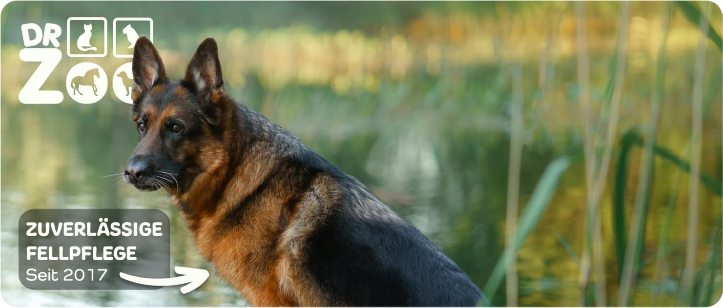 Щітка для собак DR Zoo 'Robbi' - якісна щітка для грумінгу, видаляє підшерсток у собак великих та малих порід