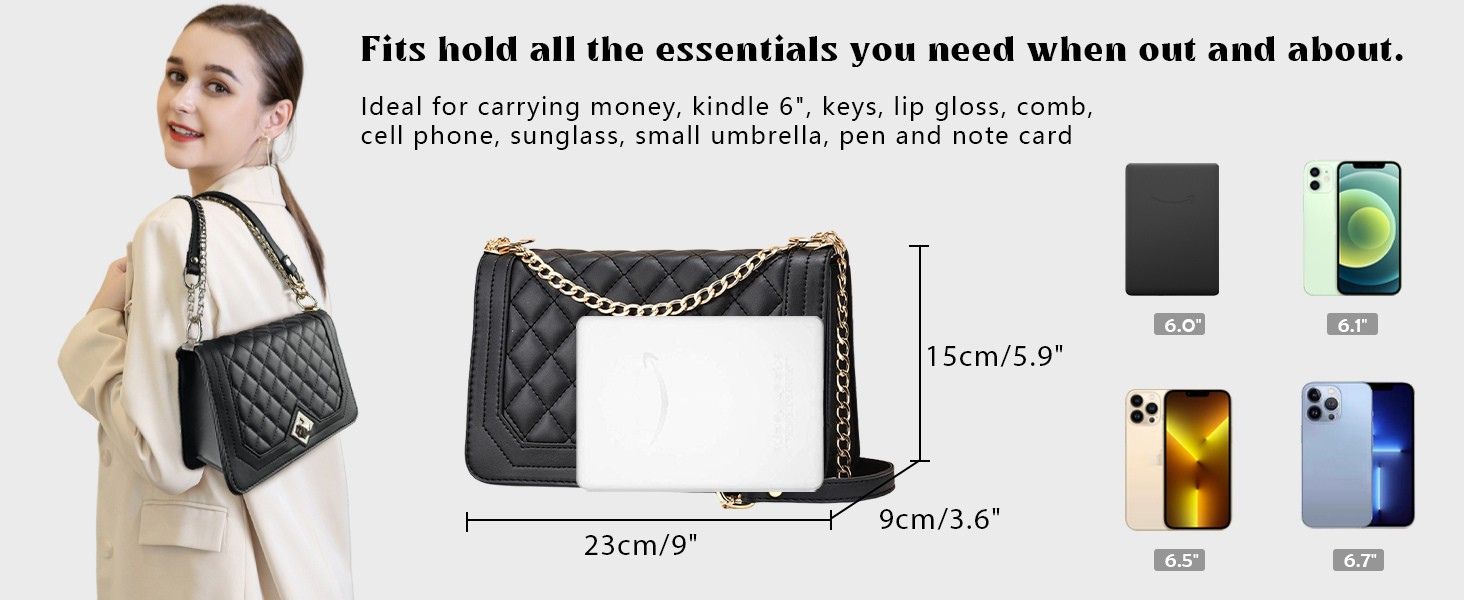 Сумка жіноча Travistar через плече: ланцюжок, кросбоді, вечірня, міська, шкіряна, чорна