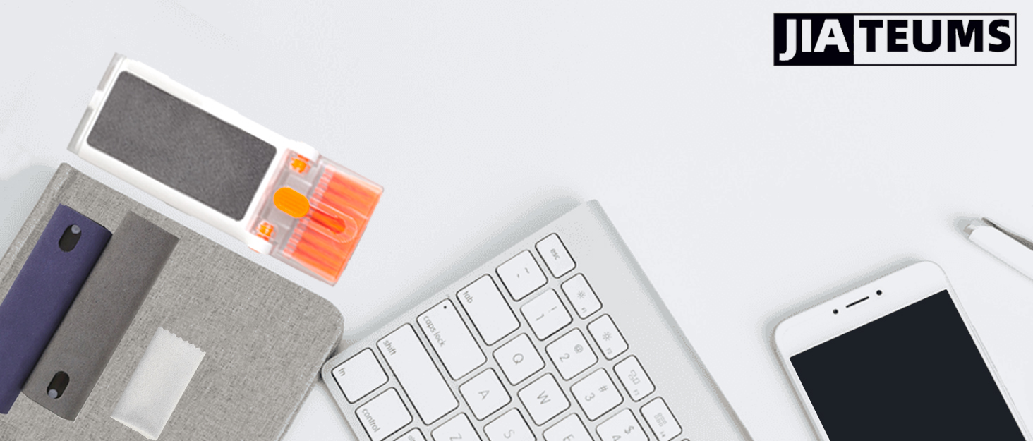 Набір інструментів для ремонту iPhone, Airpod, телефону, ноутбука: JiaTeums, USB Type-C, Lightning, чорний/білий