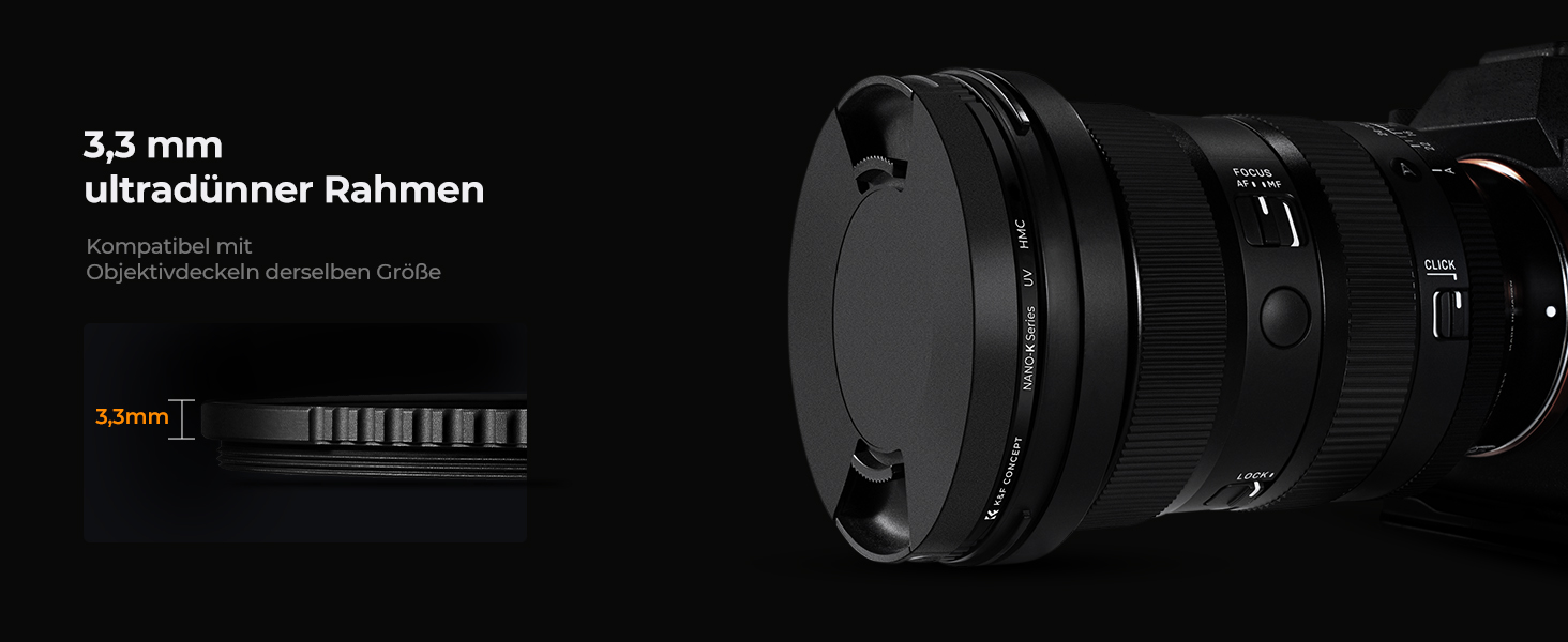 Фільтр UV K&F Concept K-Serie 72mm MCUV Pro Slim - захист від ультрафіолету