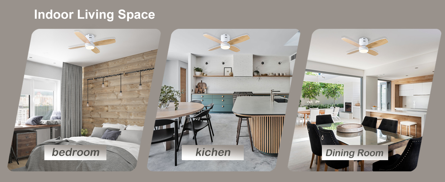 Стеляний вентилятор Ohniyou з підсвіткою та пультом дистанційного керування, 96,5 см (38 дюймів), з керуванням через додаток, тихий, регульований, для спальні, тераси, внутрішнього та зовнішнього використання, білий, сучасний