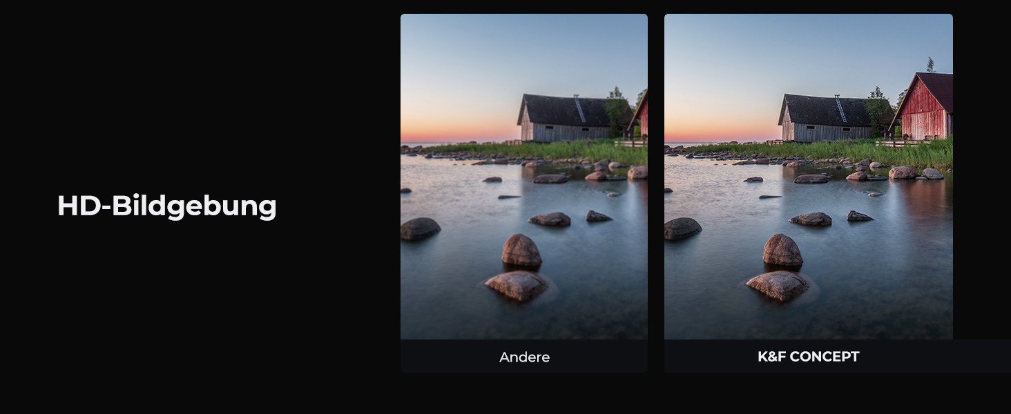 Фільтр ND K&F Concept Variabler 52mm (ND2-32) для фото та відео (Nano-Xcel Series)