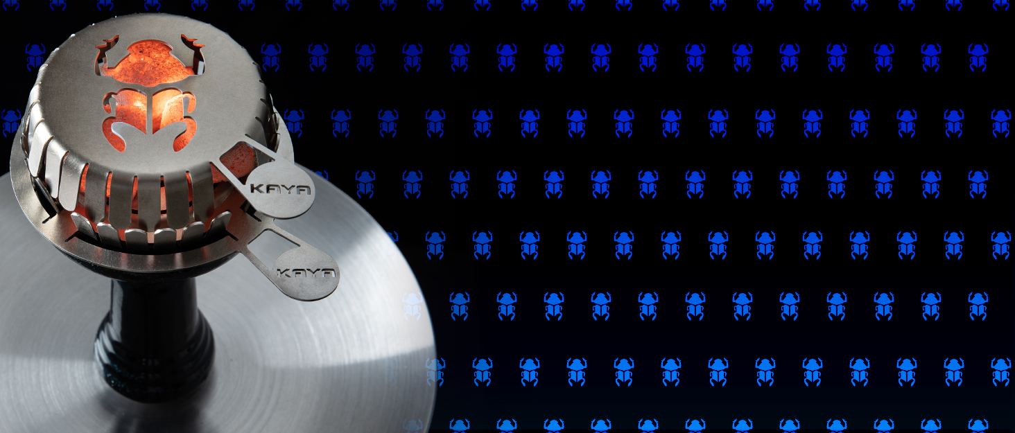 Kaya Shisha LED Coaster, with LED and Remote Control, Hookah Accessories (Ashwood, Ø 22cm)