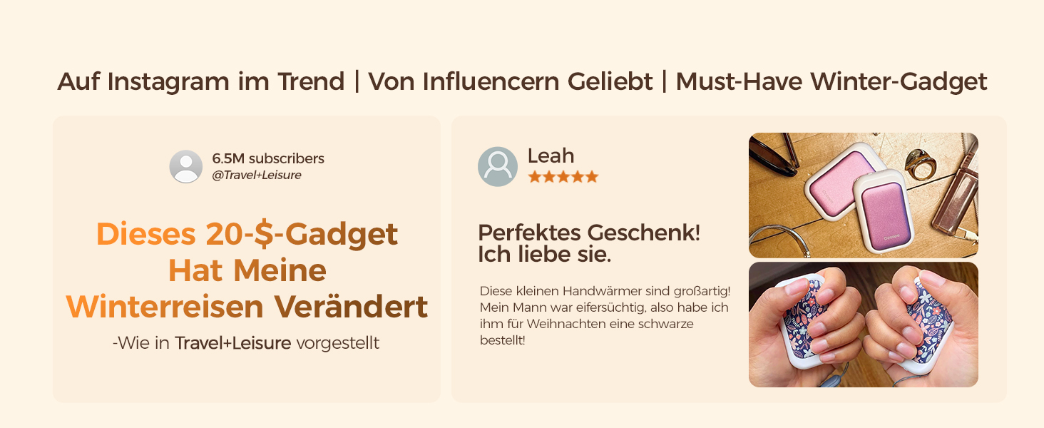 Електричні грілки для рук OCOOPA AI з магнітом, 5000mAh, 2 шт., ультратонкі, для жінок, подарунок, зима
