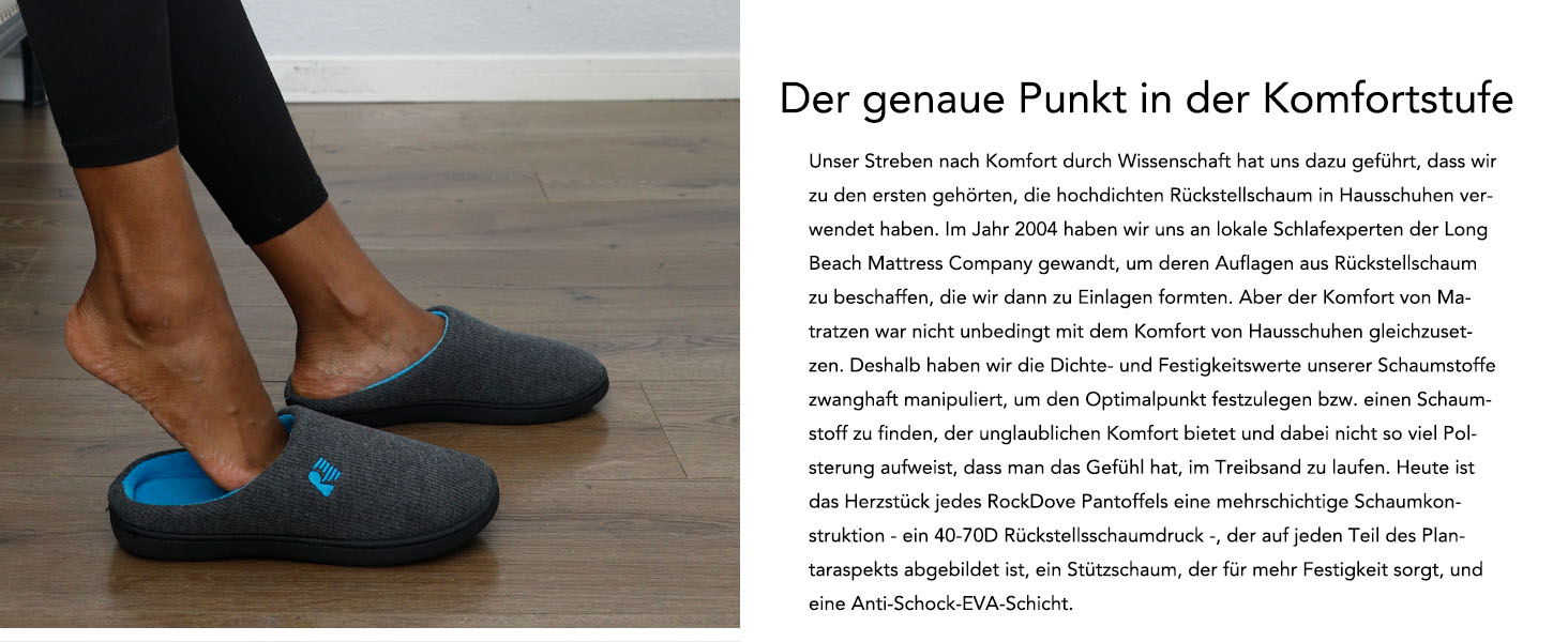 Тапочки жіночі RockDove Birdseye Knit Memory Foam, 38/39 EU, сірий та рожевий