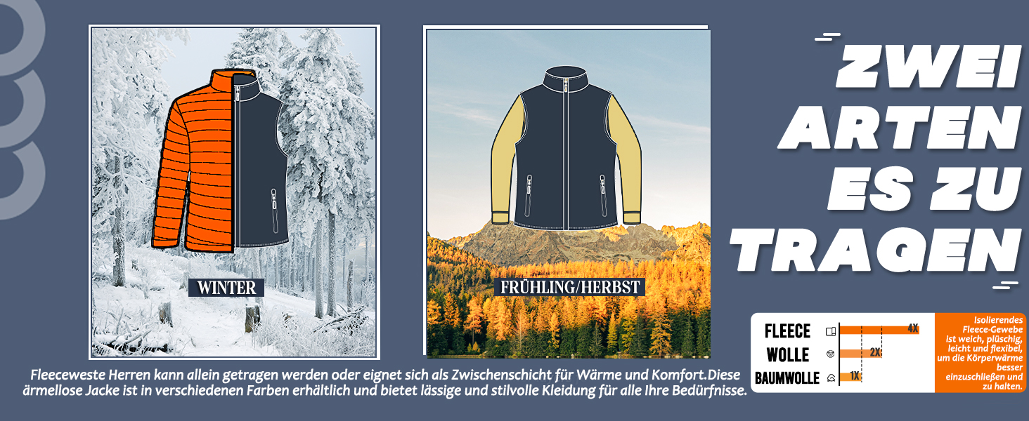 Чоловіча флісова жилетка 33000ft - ультралегка, без рукавів, з кишенями та блискавкою, чорна