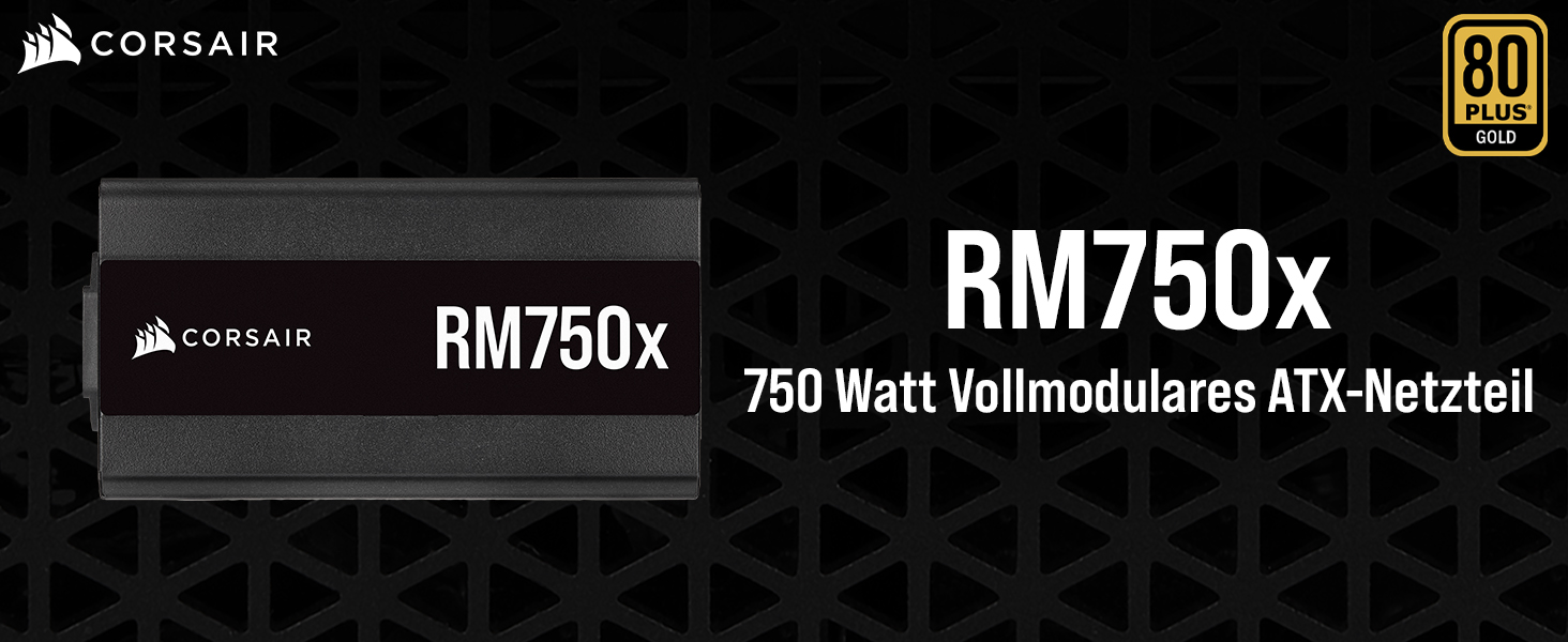 Блок живлення Corsair RM850x (2021) 850W, повністю модульний, низький рівень шуму, сертифікація 80 PLUS Gold, чорний