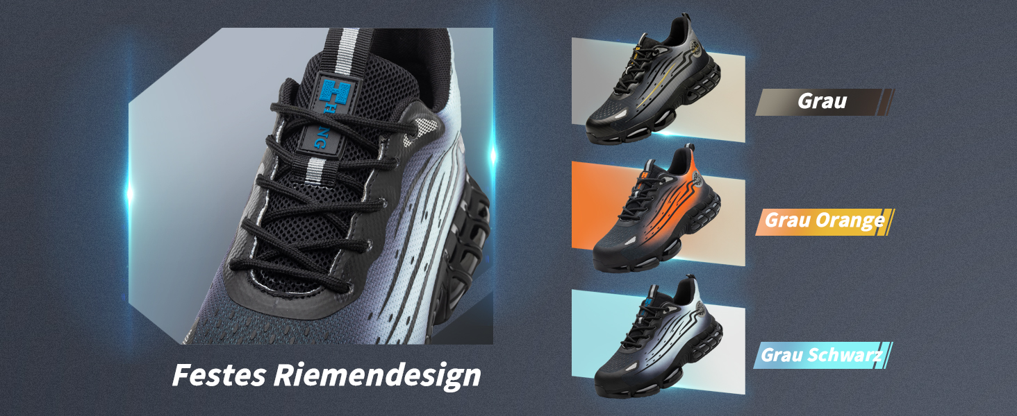 Робочі черевики AIMAYEE з металевим носком: легкі, дихаючі, для жінок та чоловіків, сірі та чорні, розмір 41 EU