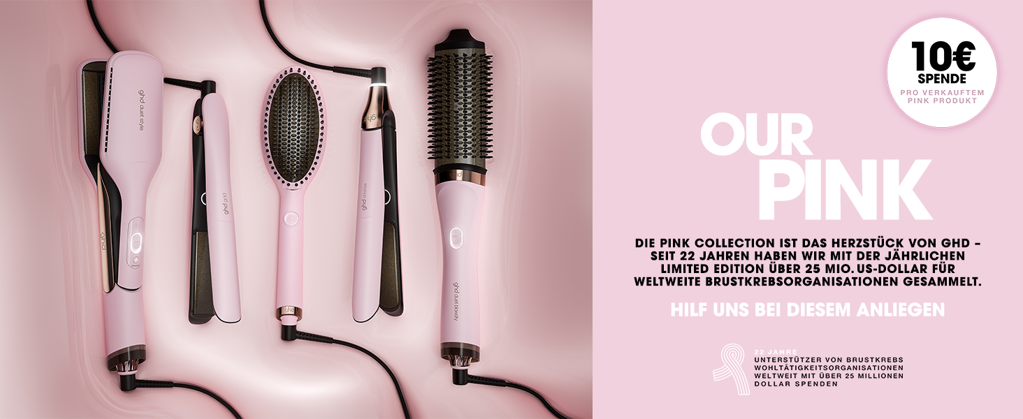 Випрямляч для волосся ghd glide: щітка-випрямляч для гладкого та блискучого волосся, випрямляє та укладає сухе волосся, без пуху, для всіх типів волосся, без екстремального пошкодження тепла (Pink Sorbet)