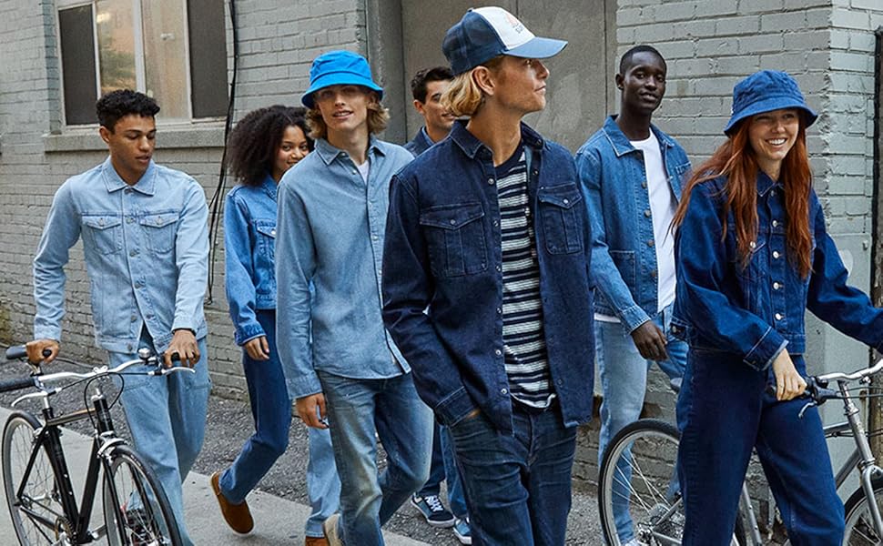 Джинси чоловічі JACK & JONES Jjiglenn Original AM 817 Noos (Класичні, 31W/34L, блакитний денім)